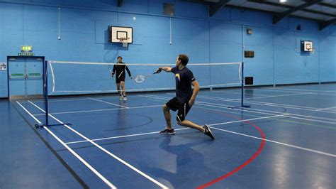 attacking play badminton player movement   court playo