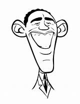 Obama Coloring Barack Caricature Pages Printable Getdrawings Search Michelle Drawing Getcolorings Cartoon sketch template