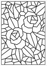 Mosaico Desenho Mosaicos Fundamental Ensino Flor Visuais Maxdicas Fazer Geometrico Excelentes Stained Criança Arara Dicas Abstrata Todaatual Escolha Pequi sketch template