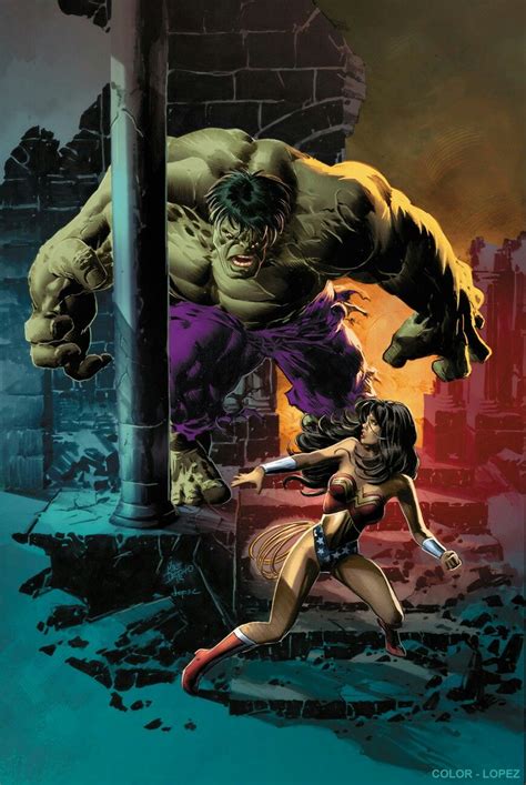 The Incredible Hulk Vs Wonder Woman Hulk Art Mike