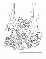 Mario Coloring Pages Bros Fireball Fire Super Browser Printable Luigi Getcolorings Bowser Stitch Squid Cross sketch template