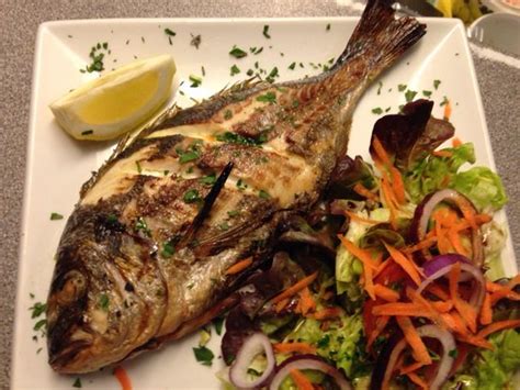 Grilled Whole Sea Bass