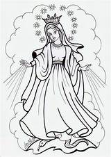 Virgen Colorear Para La Milagrosa Medalla Dibujos Nuestra Señora Historia Blanco Negro Pintar Rosa María Tablero Seleccionar Mistica Milagroso Imágenes sketch template