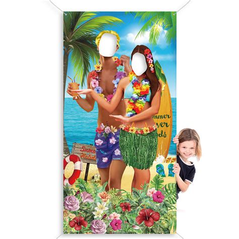 buy hawaiian aloha party decorations luau couple photo prop giant