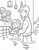 Baptism Lds Jesus Kids Mormon Kindergarten Washing Sins Billedresultat Savior sketch template