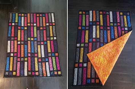 people have been making colorful stained glass quilts for sale and they look beautiful