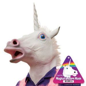 unicorn head mask boing boing