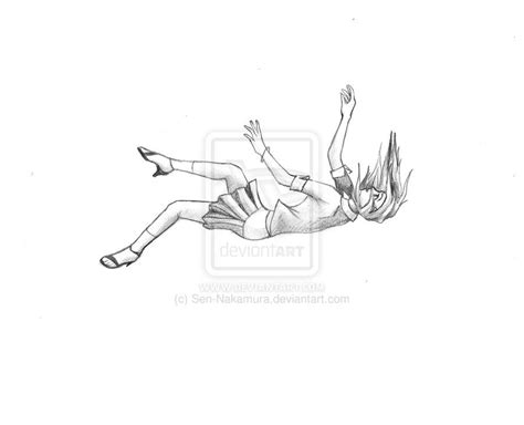 anime girl falling pose reference google search cute eyes drawing