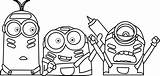Coloring Pages War Minions Color Octonauts Minion Print Drawings Cartoon 37kb sketch template