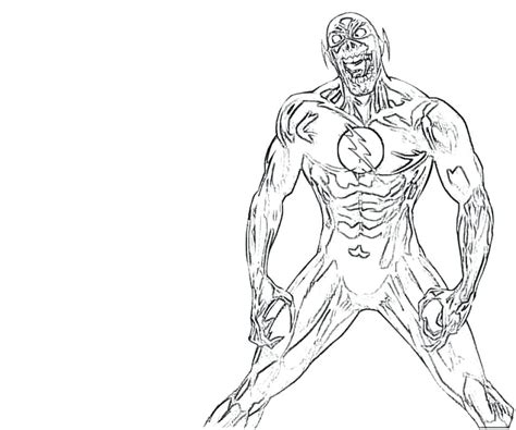 reverse flash coloring pages coloring home