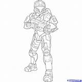 Halo Reach Spartan Emile Coloringme Covenant Bing Jefe sketch template