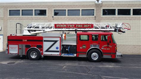 byron township fire department purchases  ladder truck mlivecom