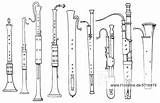 Oboe Schalmei Woodwind Instruments F1online Fagott Pommer Formen Verschiedene Alten Www1 Historische Instruction sketch template