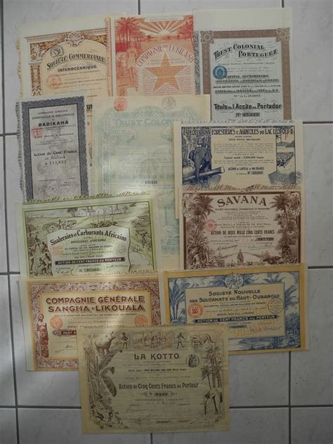 collectie met  koloniale titels uit verschillende landen catawiki