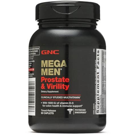 mega men prostate and virility gnc 90 capsulas gnc