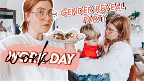 Work Day At Home Gender Reveal Party Youtube