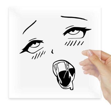 Anime Drool Face Vinyl Stickers Decals Car Ebay