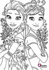 Pages Bubakids Colorare Sheets Elsa Malvorlagen Coloriage Adult Herfamily sketch template