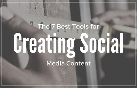 tools  creating social media content