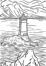 Coloring Pages Lighthouse House Beach Printable Kids Adults Bible Books Color Sheets Paint Online Colouring Getcolorings Getdrawings Number Princess Disney sketch template