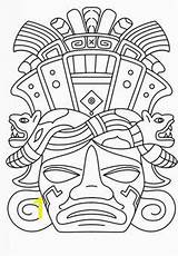 Mayan Coloring Mask Pages Maya Drawing Printable Kids Ancient Tiki Masks Calendar Supercoloring Aztec Olmec Template Tattoo Pyramid Opera Sydney sketch template