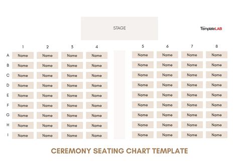 seating charts template
