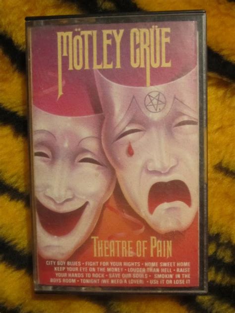 Motley Crue Theatre Of Pain Cassette Vintage 80 S Rock Hair Band