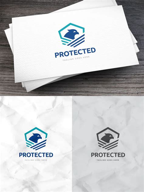 protected logo template ai eps ui design design trends bird logos