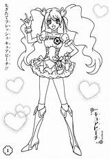 Coloring Pages Anime Kids ぬりえ Colouring Precure Color Sheets Cure Books 塗り絵 Children プリキュア 無料 Girl Magical Girls Printable する sketch template