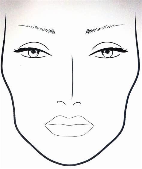 female face drawing template    clipartmag