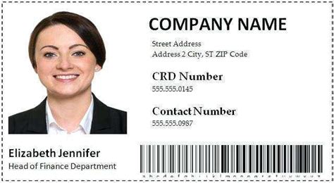 Employee Id Card Template Ai Cards Design Templates Free Download