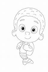 Goby Smiling Guppies sketch template