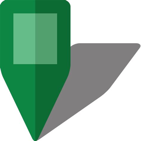 simple location map pin icon5 green free vector data svg