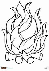Bonfire Coloring Pages Lag Baomer Sheets Colouring Color Fire Google חיפוש Clipart Bonfires Print Nemo Library Template Visit Getcolorings Getdrawings sketch template