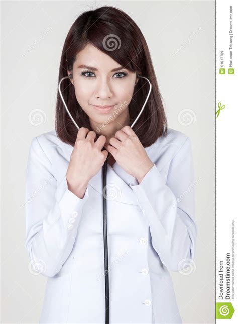 Young Attractive Nurse Girl Stock Image Image Of Modern Friendly