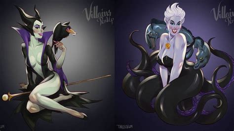These 9 Disney Villains As Pinup Models Are Wickedly