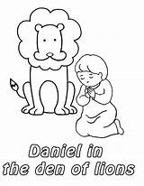 Daniel Lion Netart Prostrated Getcolorings Toddler sketch template