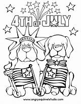July 4th Coloring Pages Happy Disney Printable Color Adults Sheets Adult Kids Flag Getdrawings Wishes Animal Fireworks Choose Board Messages sketch template