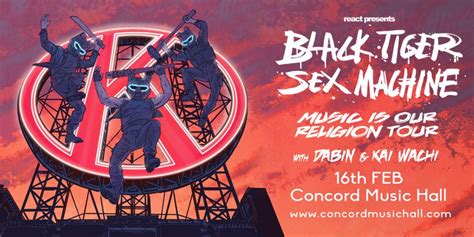 Get Your Bass Fix With Black Tiger Sex Machine At Concord
