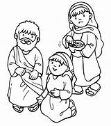 Martha Mary Jesus Coloring Bible Pages Crafts School Clipart Sunday Preschool Google Search Kids Story Craft Sheets Drawing Activities Activity sketch template
