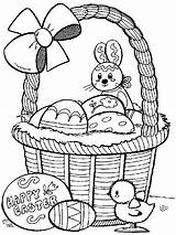 Easter Coloring Pages Printable Color Sheets Happy Kids Printables Book Print Collection Gif Colouring Basket Bunny Cross Sheet Eggs Church sketch template