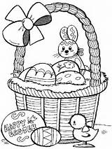 Easter Coloring Pages Book Color Printable Happy Kids Sheets Egg Collection Front Gif Colouring Basket Printables Bunny Cross Sheet Spring sketch template