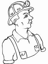 Miner Labor sketch template