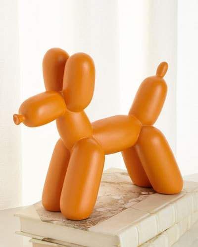 hkr imm living big top orange balloon dog bookend dog bookends balloon dog orange balloon