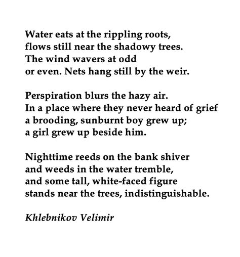 velimir vladimirovich khlebnikov russian poet wisdom quotes poems