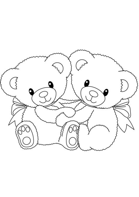 coloring pages cute teddy bear coloring pages