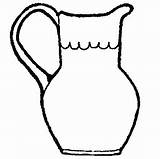 Jug Clipart Pitcher Coloring Water Pages Clip Lemonade Outline Pitchers Cliparts Line Color Stand Library Measuring Getcolorings Printable Use Getdrawings sketch template