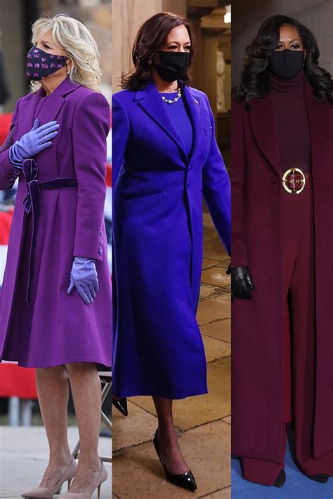 why purple fashion dominated at the biden harris inauguration vogue india