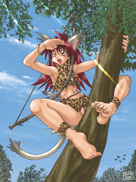 Hentai Anime Manga Yiffy Catgirl In Tree Upskirt