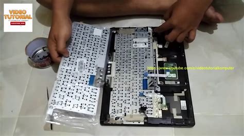 mengganti keyboard laptop dell vostro   rusak youtube